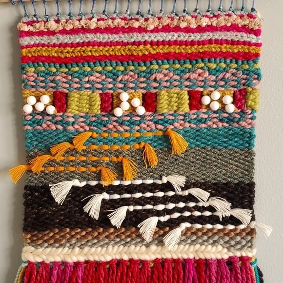 "Host Pick" Handmade weaving wall hanging/ wall art/ yarn art - Picture 3 of 4